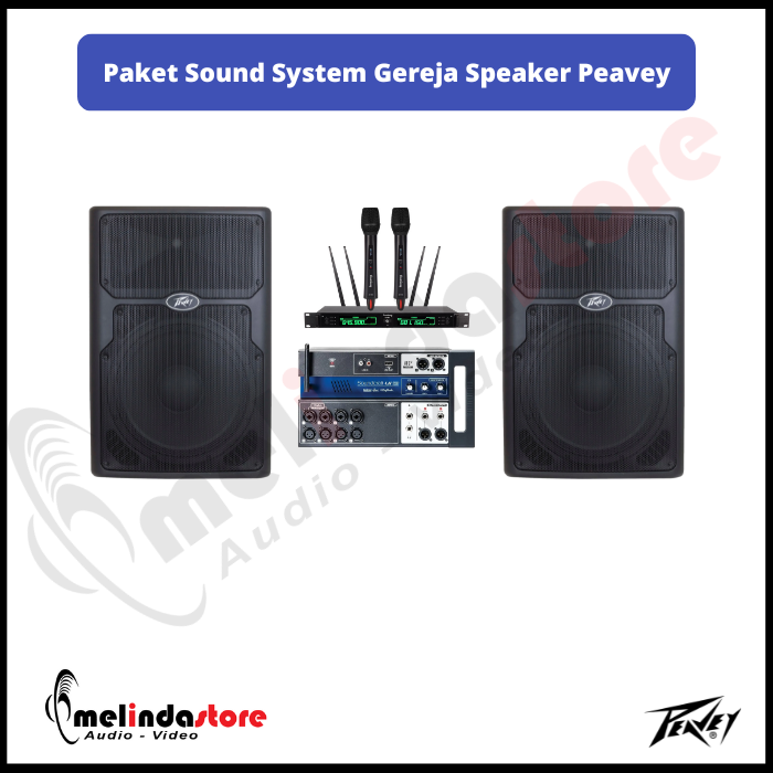 Paket Sound System Gereja Speaker Peavey - 2 Speaker